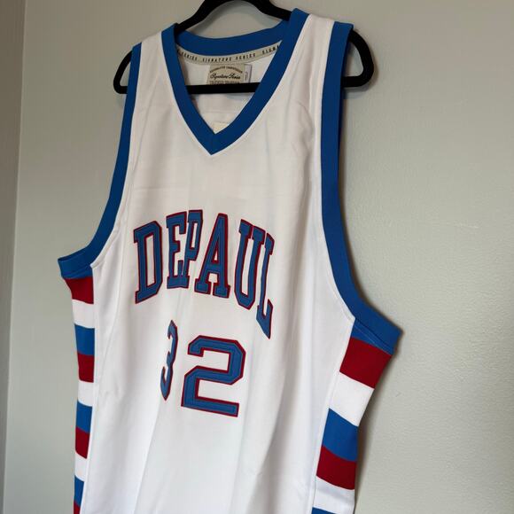 Terry Cummings DePaul Jersey #32 NWT Size 60 3XL Blue Demons Throwback NWT New - Picture 7 of 9